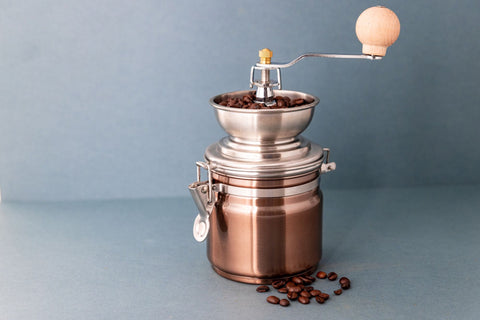 Hand Grinder with Storage Copper