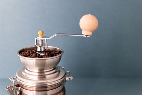 Hand Grinder with Storage Copper