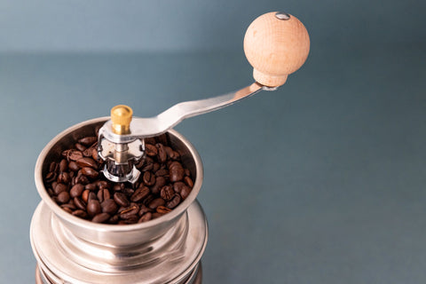 Hand Grinder with Storage Copper