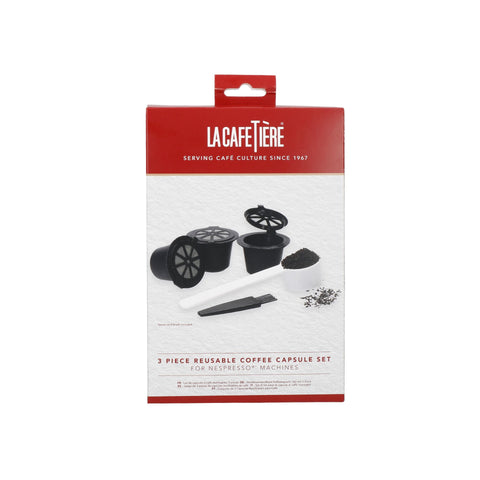 3piece Reusable Coffee Capsule Set