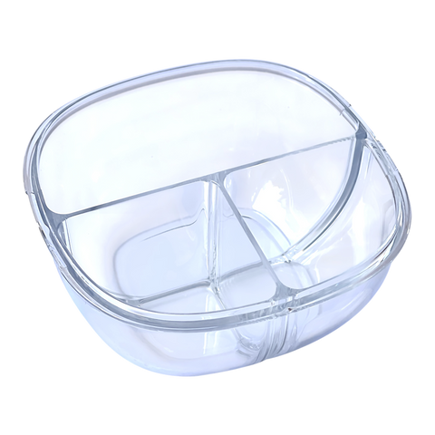 3 Compartment Snack Bowl 384ml