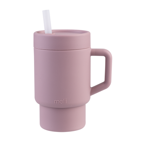 Luxe Silicone Tumbler W/ Straw 265ml