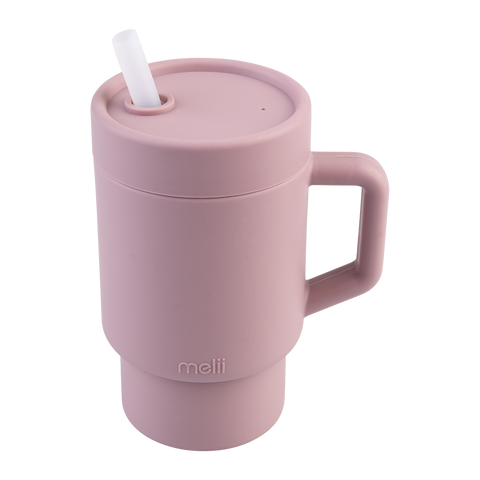 Luxe Silicone Tumbler W/ Straw 265ml