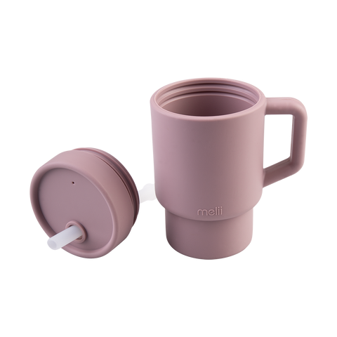 Luxe Silicone Tumbler W/ Straw 265ml