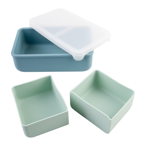 Luxe Silicone Bento with  Silicone Dividers 700ml