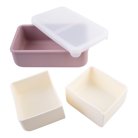 Luxe Silicone Bento with  Silicone Dividers 700ml