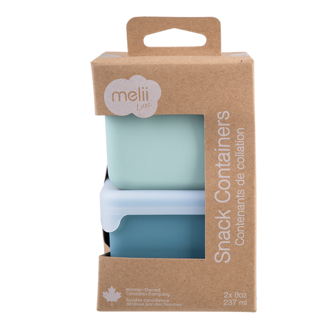 Luxe Silicone Snack Containers 236ml Set of 2