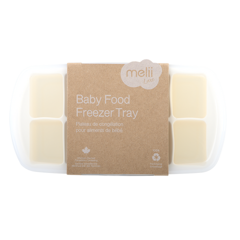 Luxe 10 Compartment Silicone Food Tray W/ Lid - Ivory