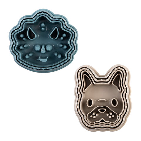 Luxe 3-In-1 Sandwich Cutters Set 2 - Dinosaur/Bulldog