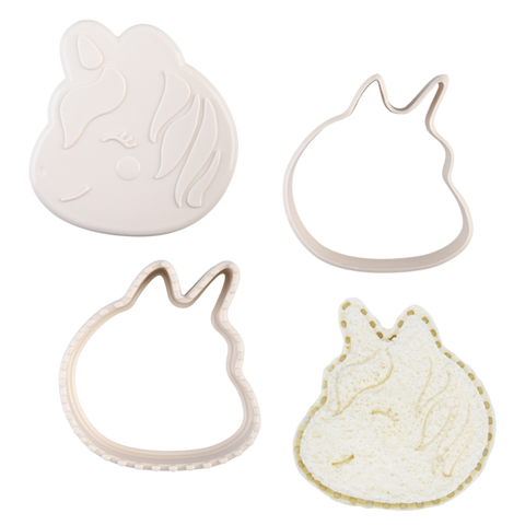Luxe 3-in-1 Sandwich Cutters Set 2 - Unicorn & Cat