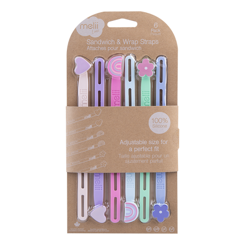 Luxe Silicone Wrap Bands - Flower/Heart/Rainbow