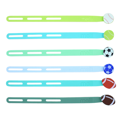 Luxe Silicone Wrap Bands - Sports Balls
