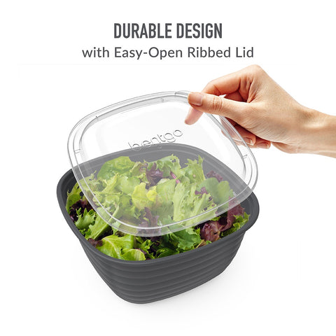 Prep 1 Compartment Bowl 10 Pack - Graphite