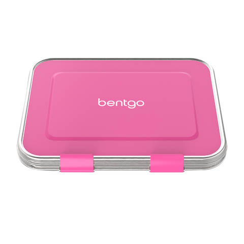 Kid's Stainless Steel Leak-Resistant Bento Lunch Box - Fuchsia