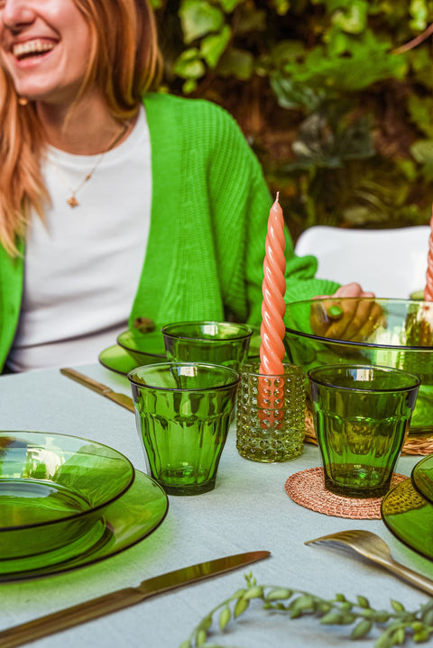 Picardie Green Tumbler 250ml Set of 4