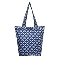 Sachi Insulated Foldable Market Tote - Moroccan Navy / Moroccan Navy