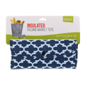 Sachi Insulated Foldable Market Tote - Moroccan Navy / Moroccan Navy