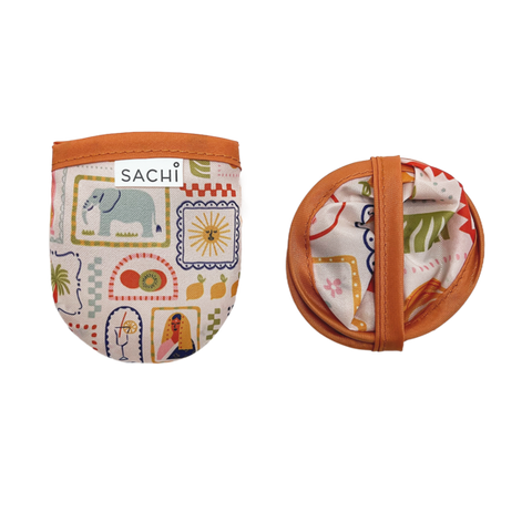 Pop Folding Travel Fan - 6 Assorted Designs