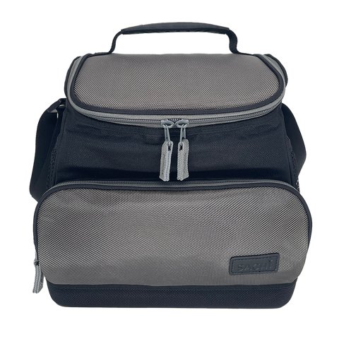 Rugger Insulated Lunch Bag - Black Silver