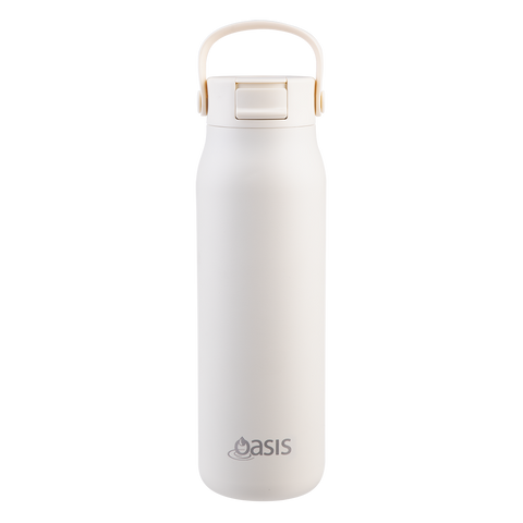 Ceramic Lined Stainless Steel Double Wall Insulated 'Sorrento' Sipper Bottle 900ml