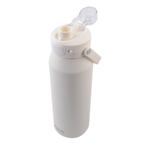 Ceramic Lined Stainless Steel Triple Wall Insulated 'Capri' Drink Bottle W/ Quick Release Lid 1l