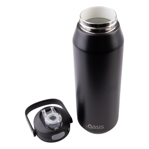 Ceramic Lined Stainless Steel Triple Wall Insulated 'Capri' Drink Bottle W/ Quick Release Lid 1l