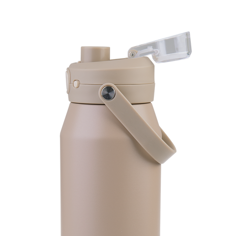 Ceramic Lined Stainless Steel Triple Wall Insulated 'Capri' Drink Bottle W/ Quick Release Lid 1l