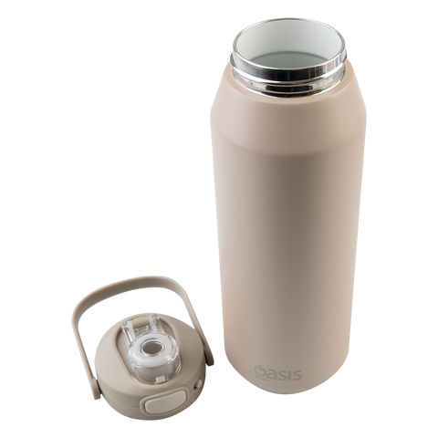 Ceramic Lined Stainless Steel Triple Wall Insulated 'Capri' Drink Bottle W/ Quick Release Lid 1l
