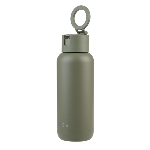 Mag-Grip Ceramic Lined Stainless Steel Triple Wall Insulated 'Moda' Drink Bottle 1l