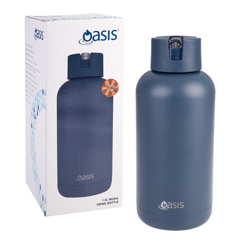Ceramic Lined Stainless Steel Triple Wall Insulated Drink Bottle - 1.5L(8 Colors)