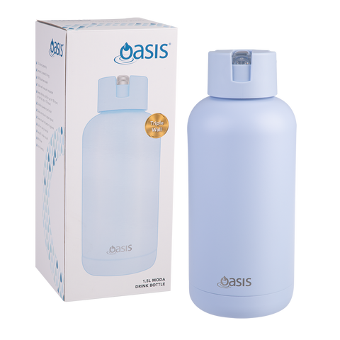 Ceramic Lined Stainless Steel Triple Wall Insulated "Moda" Drink Bottle 1.5l