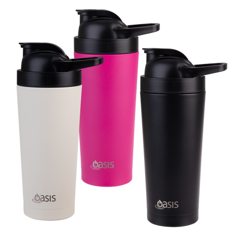 Stainless Steel Double Wall Insulated Protein Shaker 700ml