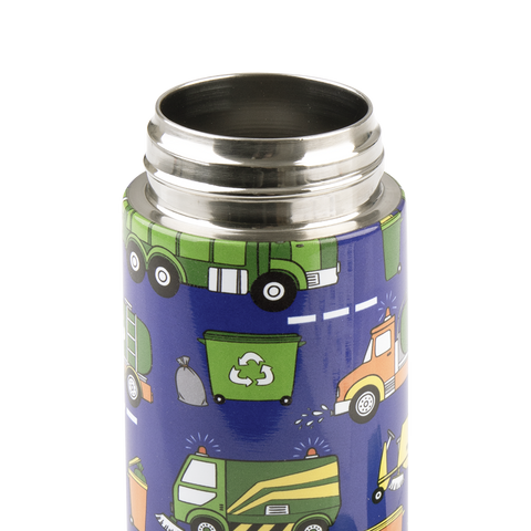 Stainless Steel Double Wall Insulated Kid's Drink Bottle with Sipper Straw 550ml
