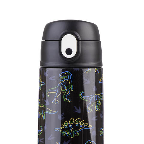 Stainless Steel Double Wall Insulated Kid's Drink Bottle with Sipper Straw 550ml