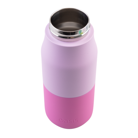 Stainless Steel Double Wall Insulated 'Jnr' Drink Bottle W/ Sipper 400ml