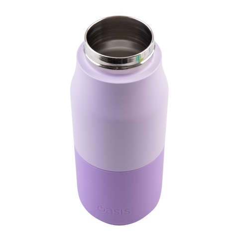 Stainless Steel Double Wall Insulated 'Jnr' Drink Bottle W/ Sipper 400ml