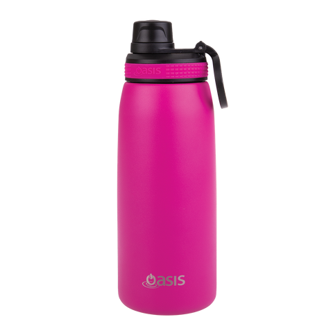 Stainless Steel Double Wall Insulated Sports Bottle W/ Screw Cap 780ml