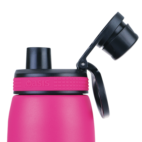 Stainless Steel Double Wall Insulated Sports Bottle W/ Screw Cap 780ml