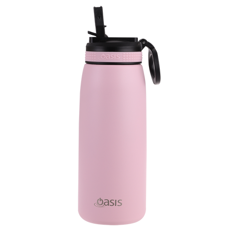 Stainless Steel Double Wall Insulated Sports Bottle W/ Sipper 780ml