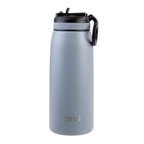 Stainless Steel Double Wall Insulated Sports Bottle W/ Sipper 780ml