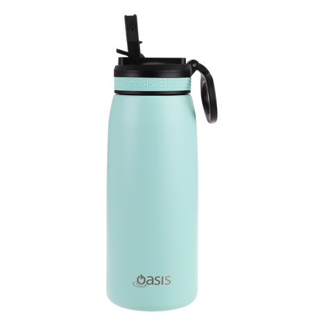 Stainless Steel Double Wall Insulated Sports Bottle W/ Sipper 780ml