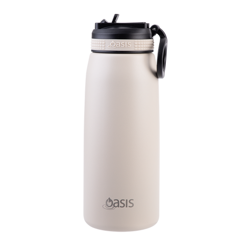 Stainless Steel Double Wall Insulated Sports Bottle W/ Sipper 780ml