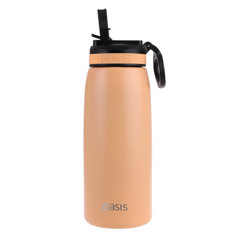 Stainless Steel Double Wall Insulated Sports Bottle W/ Sipper 780ml