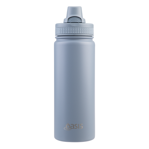 Stainless Steel Double Wall Insulated 'Challenger' Sports Bottle W/ Quick Release Cap 550ml