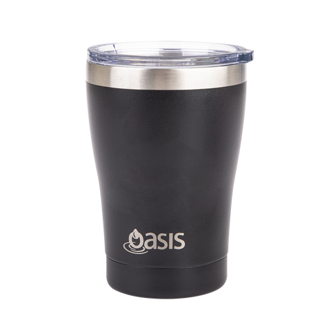 Oasis Stainless Steel Double Wall Insulated Travel Cup 350ml