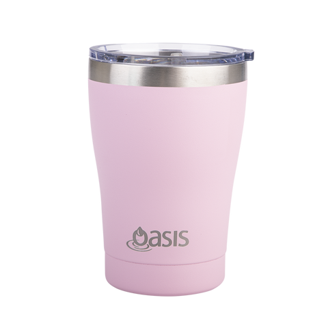 Oasis Stainless Steel Double Wall Insulated Travel Cup 350ml