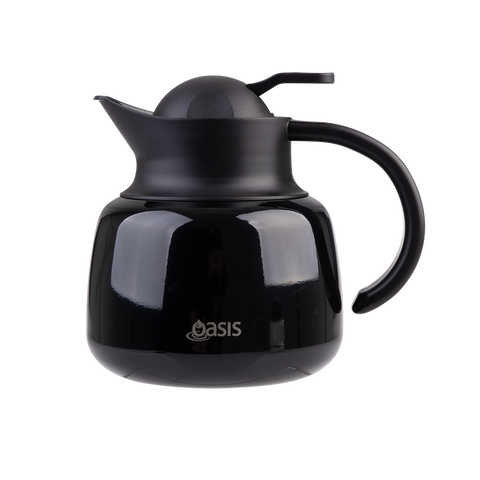 Stainless Steel Double Wall Insulated Teapot W/ Strainer 750ml