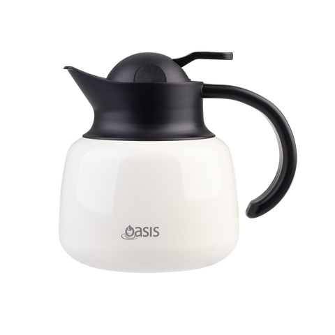 Stainless Steel Double Wall Insulated Teapot W/ Strainer 750ml