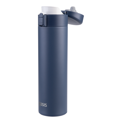 Stainless Steel Double Wall Insulated Flip-Top Flask 480ml
