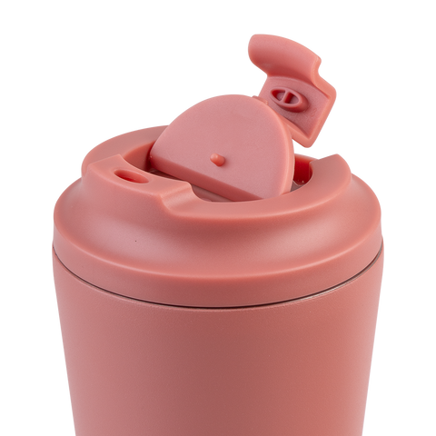 Ceramic Lined Stainless Steel Double Wall Insulated Coffee Cup 360ml